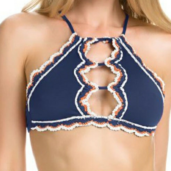 high neck halter bikini tops